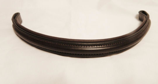 Padded English Leather Browband