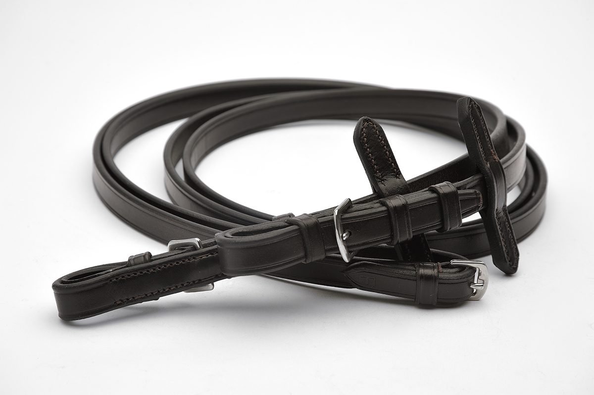 Flat English Leather Reins The Bitless Bridle by Dr. Robert Cook